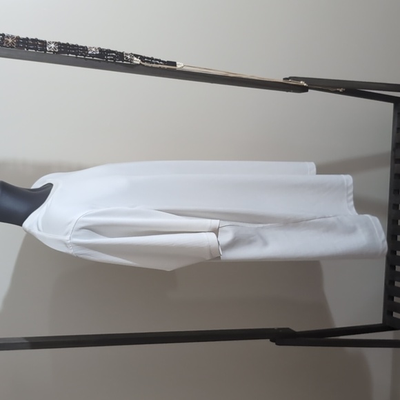 💵2/$10Bundle and Save💵John Henry|White Short Sleeved T-shirt Textured Stripes - Picture 4 of 14